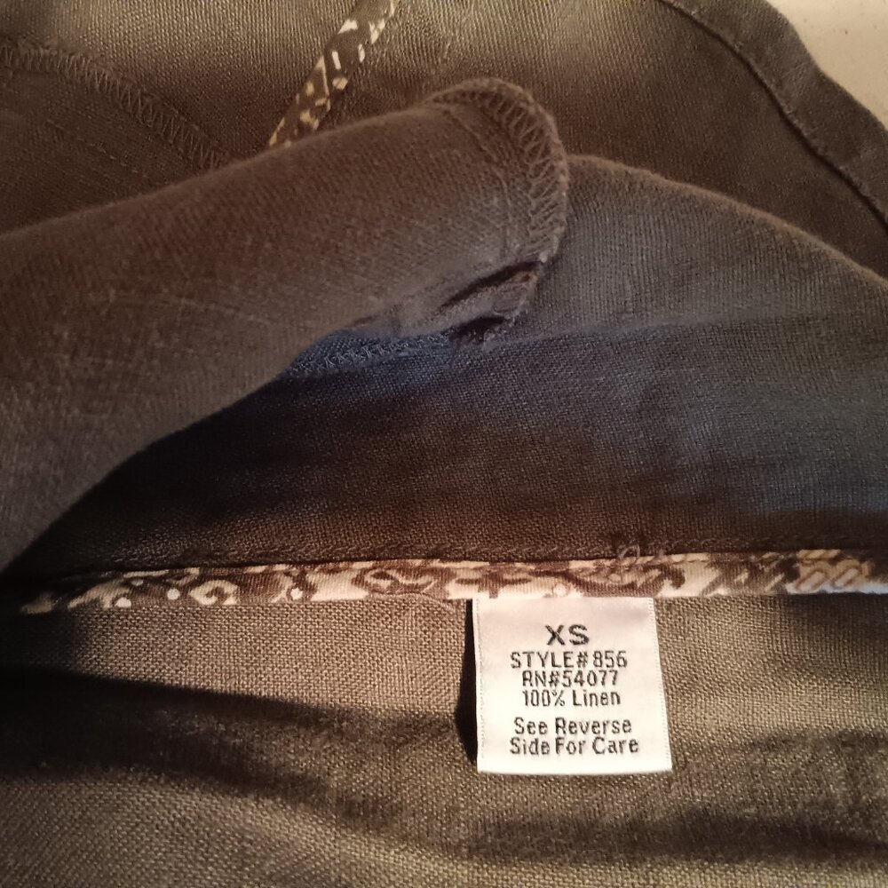 CABI Linen Jacket XS - Picture 7 of 8
